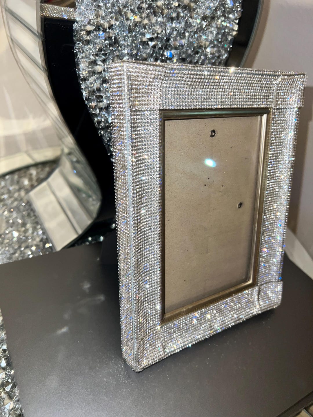 Diamond Covered Picture Frame - Etsy