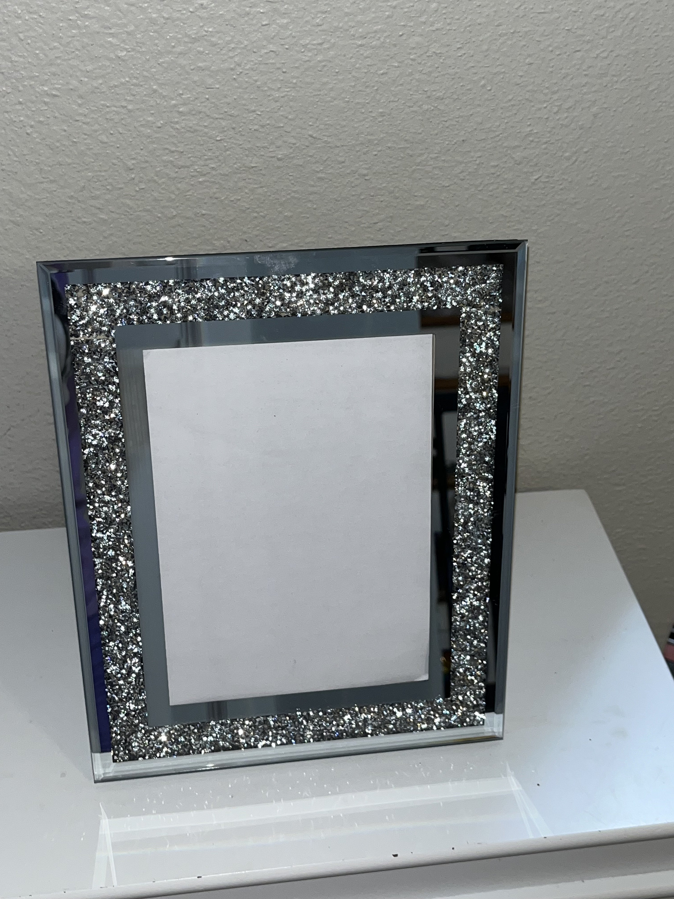 Mirrored Crystal Diamond Picture Frame - Etsy