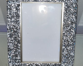 Crystal diamond covered Picture frame