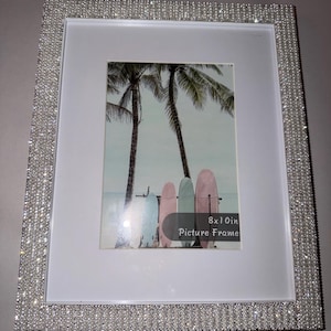 Overloaded w/ Diamonds and pearls picture frame