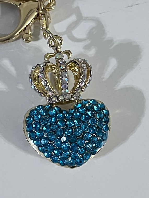 Diamond Heart W/crown Keychains Canada