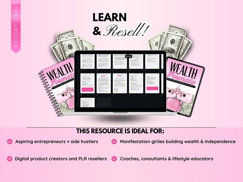 Wealth Formula PLR Ebook: Canva Editable Lead Magnet for Entrepreneurs ...