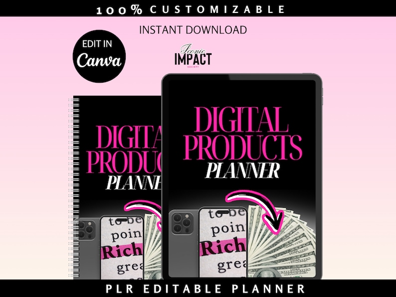 Step by step digital product planning guide workbook
Niche for digital 
Goal-setting tools for digital entrepreneurs
Effective digital product marketing strategies Digital Products Planner PLR DFY Digital Marketing Template Customize learn & Resell