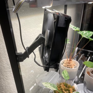 Ikea Milsbo Corner Fan Mount for Greenhouse Cabinet