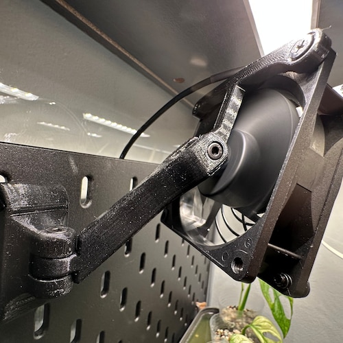 Ikea Skadis Fan Mount for Greenhouse Etsy