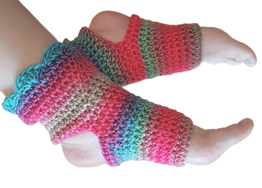 Crochet Yoga Socks 