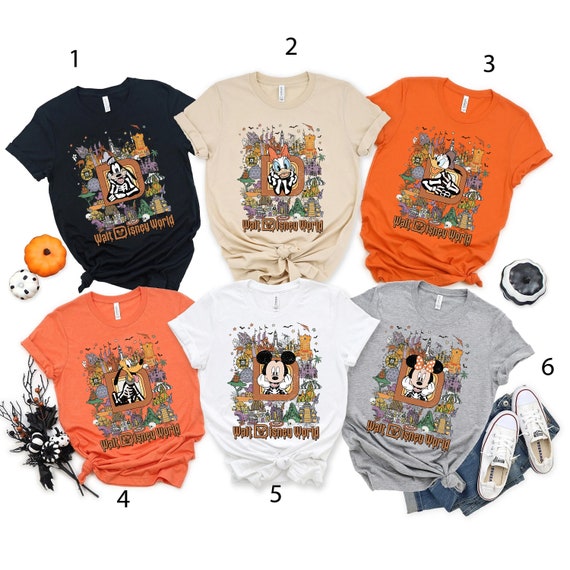 Retro Walt Disney World Halloween Shirt, Mickey Halloween Shirt, Disney Halloween Shirt, Halloween Family Matching Shirt, Disney Shirt