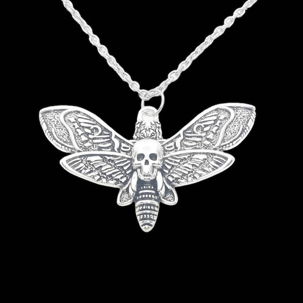 Collier papillon gothique fait main - Différents styles et tailles - acier inoxydable - gothique, grunge, patineur, punk, victorien, féerique, fée