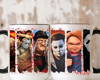 Horror Characters Mug 15oz