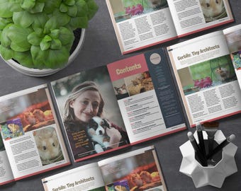 New price! A5 Pet Brochure, available now in both InDesign and Affinity formats