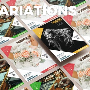 Szablon ulotki/ulotki A5 | indesign | word | pdf | canva