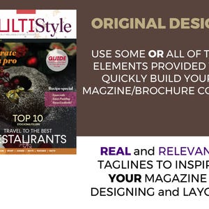 May include: Magazine cover with the title "MULTIStyle" featuring a chocolate cake with berries. The cover includes text that reads "Decorate like a pro" and "Top 10 Stocking Fillers". Additional text on the cover includes "Travel to the best restaurants".