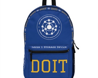 D.O.I.T "Layer 1 Storage Device" Blue Backpack