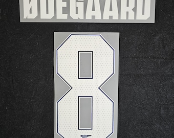 Odegaard #8 nameset Arsenal champions league and cups 2024-2025