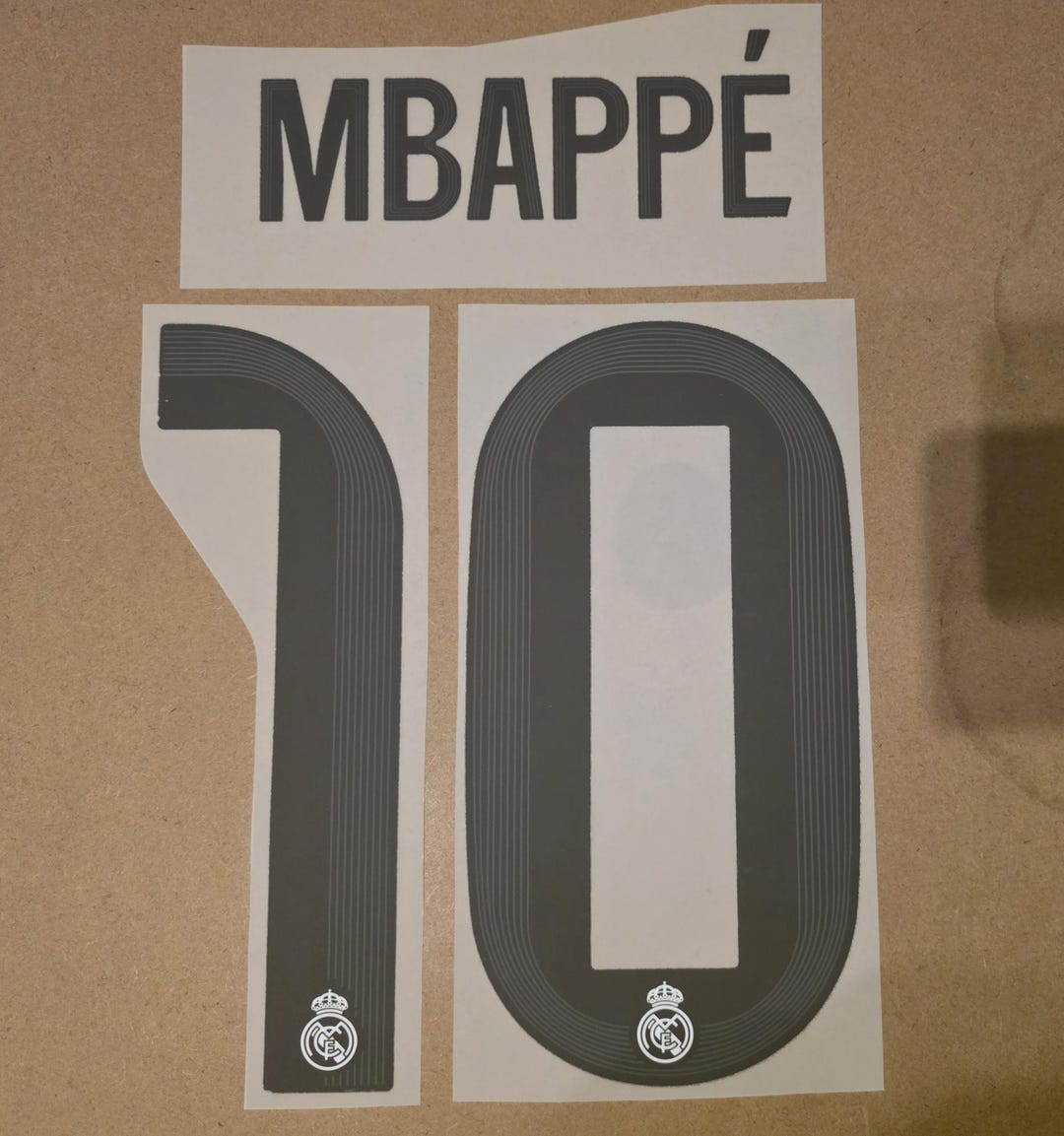 Mbappe #10 Name and Number Home Away Print Real Madrid 2025-2026