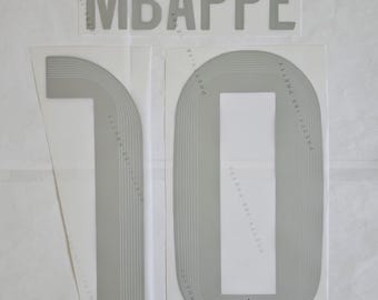 Mbappe #10 name and number away print Real Madrid 2025-2026 champions league