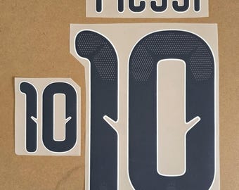 Messi #10 Nameset Argentina 2026 world cup heat transfer