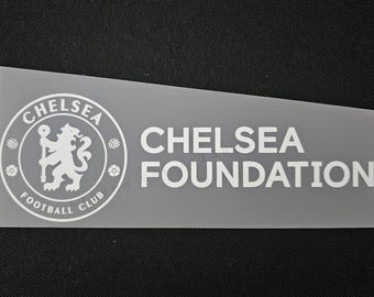Chelsea Foundation sponsor patch badge Heat Transfer