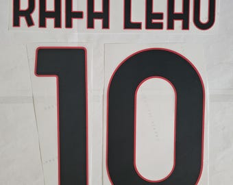Rafa Leao #10 name and number home away print AC Milan 2025-2026