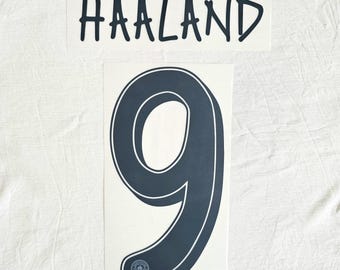Haaland #9 nameset Manchester City champions league and cups 2024-2025