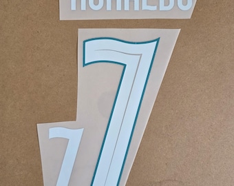 Ronaldo #7 Nameset Portugal 2026 world cup heat transfer