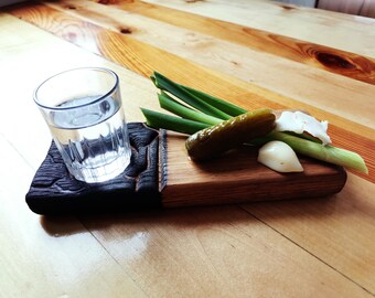 Set of 2 mini serving boards for drinks *RiumoSHnaja*