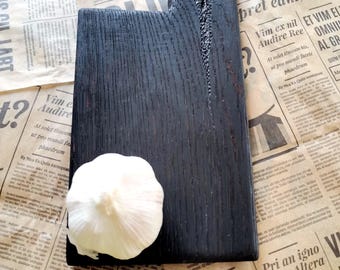 Cheese board made from burnt oak “Evening”. SOLD.