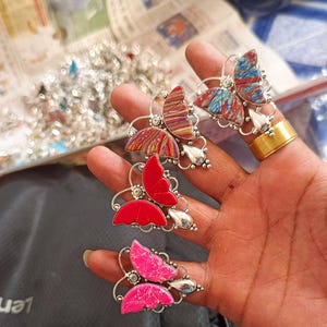 Beautiful Butterfly Ring , gemstone ring, Butterfly Jewelry Gift For her  Stone gift for her. Birthday gift.All Size