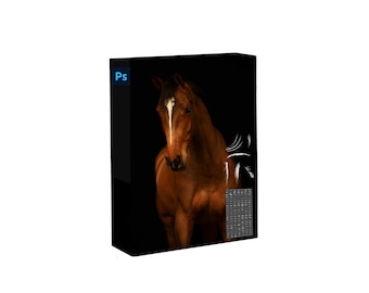 Photoshop Brushes for Horse Hair & Mane Retouching | Touch Up Whiskers | Easy Retouch Tool