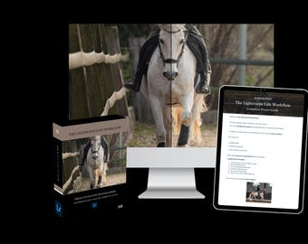 Lightroom Workflow Presets for Horse Photographers (75 XMP) | Fixed Edit Order & Guide