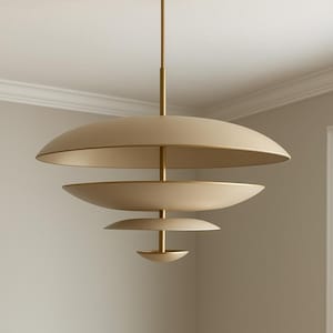 Lustre Sputnik personalizado de meados do século, luminária de teto em latão moderno, iluminação moderna feita à mão para decoração de casa, luz de teto retrô