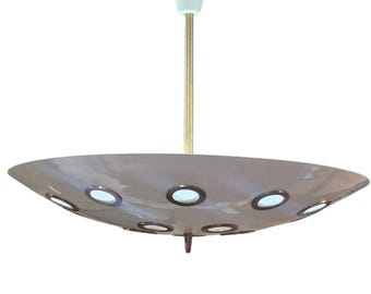 Customized Sputnik Chandelier Mid Century Modern Brass Ceiling Flush Mount Handmade 6 Light Pendant Fixture Modern Home Decor Lighting Gift