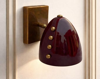 Wall Sconce Brass Wall Light Luxury Modern Wall Lamp Handmade Designer Sconce for Bedroom Hallway Home Decor Gift