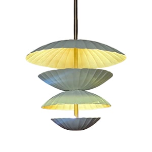 Lustre Sputnik personalizado feito à mão, moderno, de meados do século, luminária de teto em latão, iluminação moderna para decoração de casa, luz de teto retrô, presente