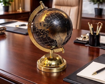 IKEA LINDRANDE Decoration Earth Globe Black 11