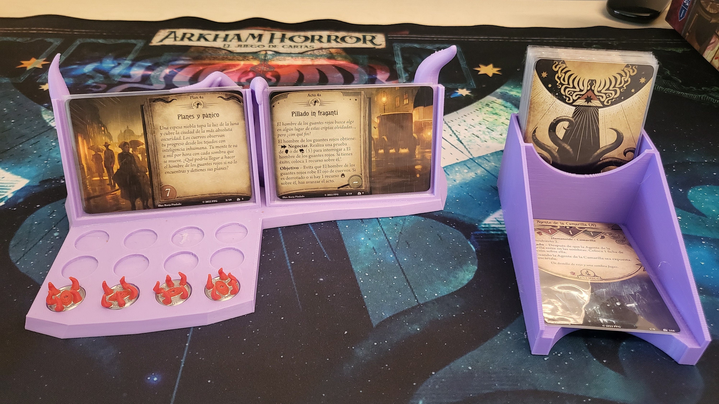 Arkham Horror LCG Act/plan Support and Card/discard Holder And, Plan,  Agenda, Discard, Cards, Discard, Support - Etsy, image size:3000x1689