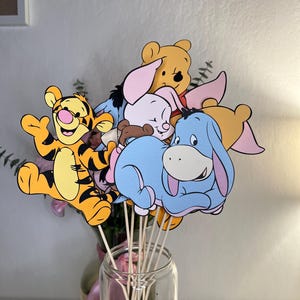 Winnie The Pooh| Center Pieces| Pooh Center Pieces| Baby Shower| Birthday Party|