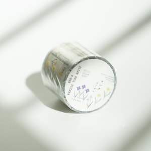Yohaku Clear Roll Sticker: Garden