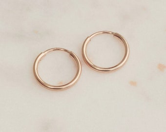 Thick Hoop Earring. Hoop Earrings. Huggie Hoop Earrings. Simple Hoop Earring. Cartilage Hoop. Small Hoop Earring. 925 Silver Hoop Earring