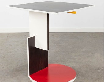 Table Schroeder par Gerrit Thomas Rietveld pour Cassina Design Vintage