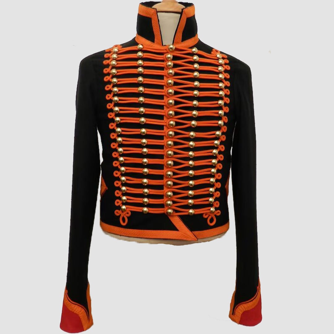 Mens Military Dolman Hussar Jacket Mens Fashion Hussar Jacket Etsy