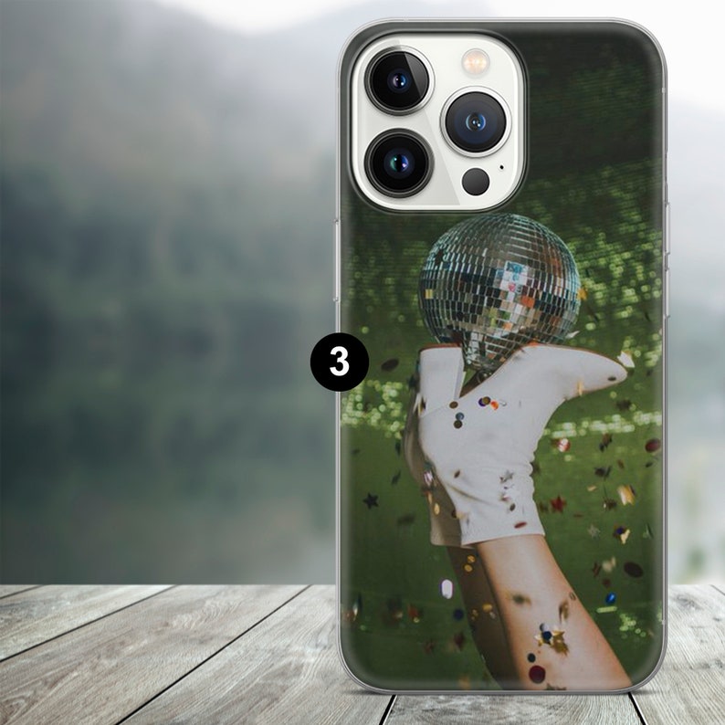 Seventies Disco Ball Phone Case 70's Art Cover Fit for Etsy