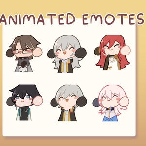Honkai Star Rail : Astral Express Animated &#39;Cheer&#39; Emotes (Twitch/Discord)