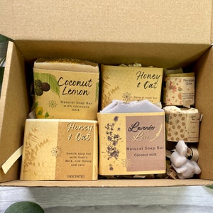 Basic Gift Box of Natural handmade Soaps - a perfect gift for you and your family or special someone