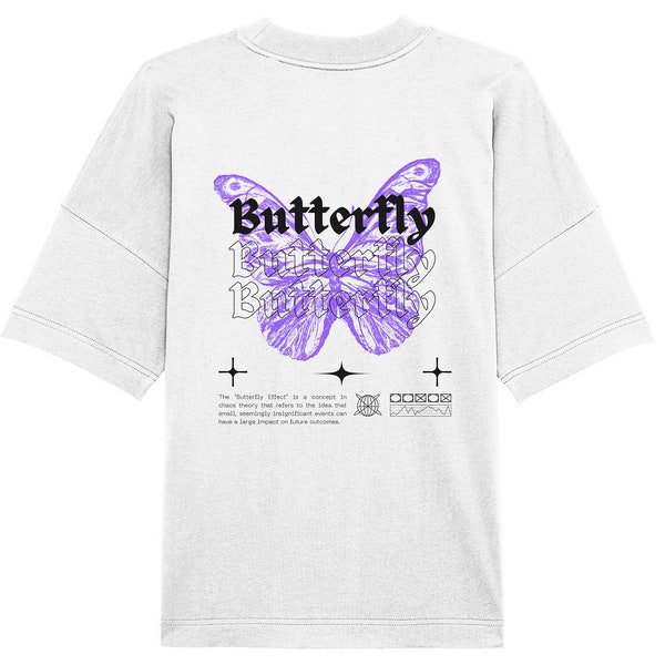 THE BUTTERFLY EFFECT - Organic Oversize Shirt