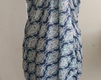 Cotton Sarong| Block Print Sarong Pareo| Cotton Boho Scarf| Neck Head Wrap|Beach Sarong| Gift for her|Mothers Day Valentines Birthday Summe