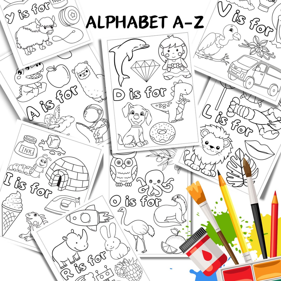 ABC Coloring Pages 26 Printable Alphabet Coloring Pages Worksheets