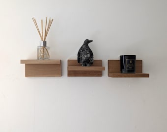 Solid Oak Floating Shelves - 3 Styles