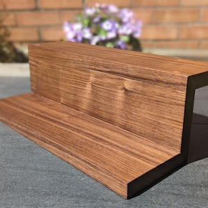 Black Walnut Countertop Shelf