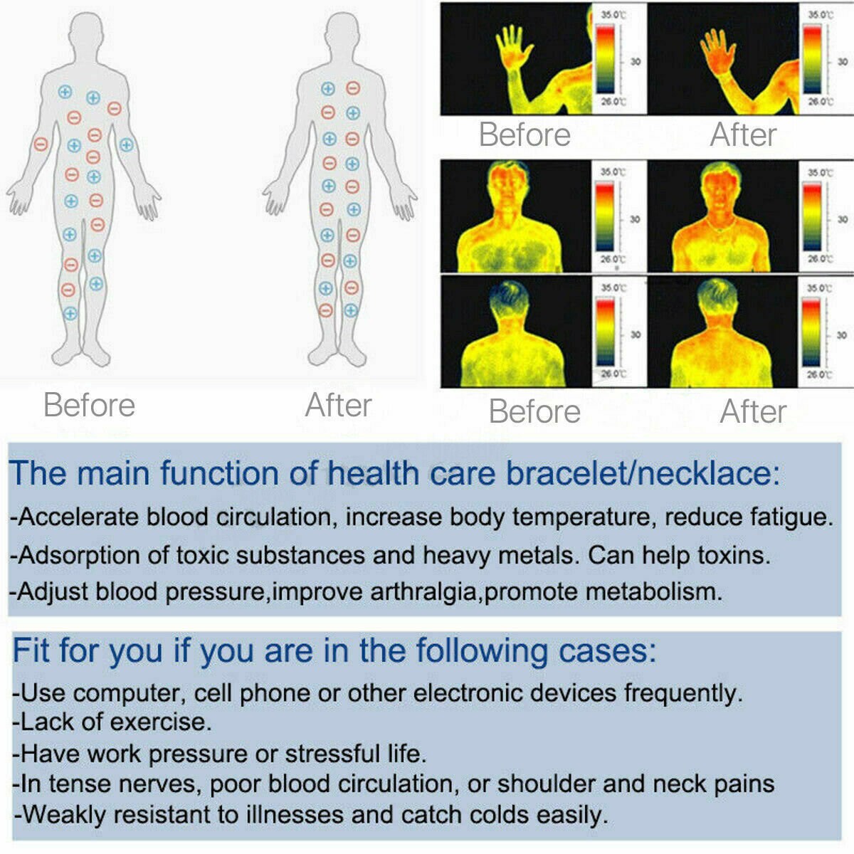 Bio Healing Therapy Bracelet Arthritis Hematite Etsy UK